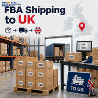 Agent d'expédition AmazonFBA Chine vers le Royaume-Uni Fret aérien Documentation d'exportation Dédouanement et centre de distribution