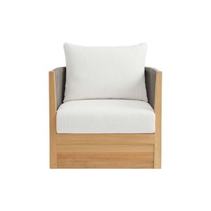 Fauteuil de jardin moderne en bois Woodenza The Langham, fauteuil de patio extérieur, collection de meubles de luxe pour resort - Product Image 2