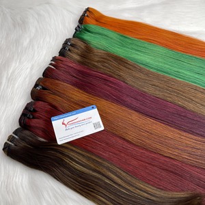 Vente en gros Paquets de cheveux trame droite disponible en stock Extensions de cheveux humains vietnamiens Cheveux raides - Product Image 5