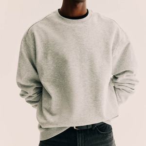 ชุดเสื้อฮู้ดและกางเกงวอร์มผ้าฝ้าย100% ผ้าเฟรนช์เทอร์รี่สำหรับผู้ชายขนาดใหญ่ออกแบบได้ตามต้องการสำหรับฤดูหนาว - Product Image 4