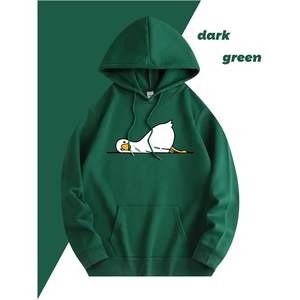 Sweats à capuche à manches longues Hip Hop printemps pour hommes, sweats imprimés avec lettres, pulls en coton, haut de sport, logo à l'avant, couleur unie - Product Image 3