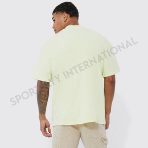 เสื้อยืดผ้าฝ้าย100% โอเวอร์ไซส์สำหรับผู้ชายเสื้อเจอร์ซีย์ใหม่เสื้อลำลองดีไซน์ว่างเปล่าระบายอากาศคอกลมยาวราคาถูก - Product Image 3