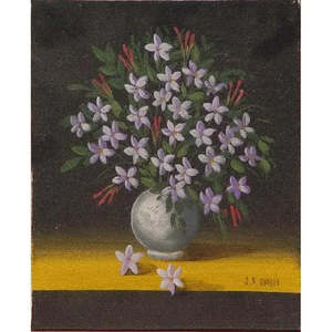Peinture sur toile unique, peinture à l'huile espagnole, prête à être accrochée pour la décoration murale de la maison, 50 x 70 Abcp-63 - Product Image 1