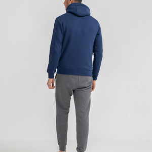 OEM personalizado de gran tamaño de algodón pesado de lujo Hip Hop sudaderas con capucha de hombro caído Boxy algodón en blanco para hombre recortada Sudadera con capucha - Product Image 3