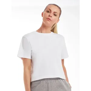 T-shirt court épais pour femme – Merchandising promotionnel écoresponsable - Product Image 4