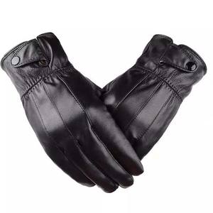 Gants en cuir véritable à la mode pour hommes Gants d'hiver en cuir épais et chauds du Pakistan Gants d'extérieur de haute qualité - Product Image 6