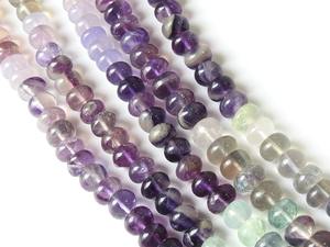 Cuentas sueltas verdes redondas lisas multicolores de fluorita Natural, 6-7mm, 16 "de longitud, agujero de 0,5mm para unidad de fabricación de joyas, hebra PME - Product Image 6