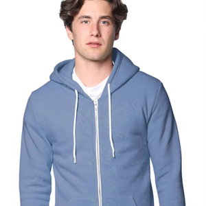 เสื้อมีฮู้ดแบบมีซิปผ้าเฟรนช์เทอร์รี่ผสมโพลีเอสเตอ30%/ผ้าฝ้าย70% - Product Image 1