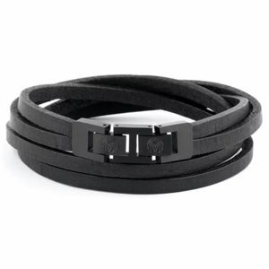 Pulsera de cuero plateado y marrón para hombre de alta calidad, accesorios de moda impresos al por mayor a muy precio - Product Image 6