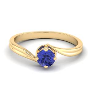 Bagues de fiançailles en argent sterling 925 certifié REYES GRA avec pierre précieuse tanzanite, bijoux fins en or 14 carats personnalisés pour femmes, cadeaux en moissanite - Product Image 6