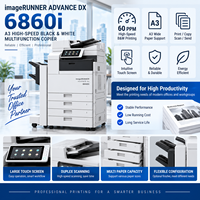 Copieur multifonction monochrome A3 reconditionné 6855i 6860i 6870i, 55 60 70 ppm, imprimante/scanner recto verso, machine de bureau