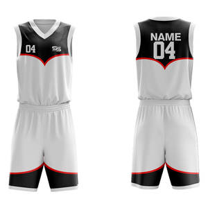 Maillot de basket-ball universitaire pas cher personnalisé vêtements de basket-ball respirants t-shirts de basket-ball à séchage rapide uniformes d'équipe pour les hommes - Product Image 1