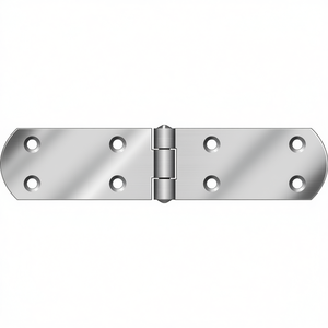 HOHAGE บานพับแบบฝรั่งเศส 20 กล่อง แบบเปิด B. ขนาด 120 มม. ความหนา 1.8 มม. เหล็กชุบโครเมียมสีน้ำเงิน สำหรับรั้ว โครงตาข่าย และประตู บรรจุภัณฑ์ขนาด 20 ชิ้น - Product Image 3