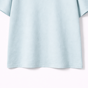 เสื้อยืดคอตตอนผสม 220 กรัม ทรงปกติ ใส่ได้ทั้งชายและหญิง สั่งทำได้ ระบายอากาศดี เป็นมิตรกับสิ่งแวดล้อม แขนสั้น สวมใส่สบายๆ ทุกวัน สไตล์เรียบง่าย สตรีทแวร์ - Product Image 4