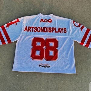 T-shirt à manches courtes pour homme, coupe ample, 100% coton tricoté respirant, logo personnalisé imprimé, noir uni, col épais, grande taille - Product Image 3