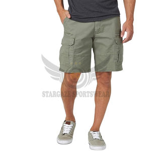 Shorts cargo hommes shorts décontractés sergé 100% coton Shorts cargo sous le genou lâche 100% meilleur matériel taux de gros prix pas cher - Product Image 1