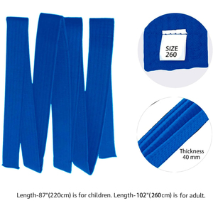 Cinturones de Entrenamiento de Artes Marciales Antideslizantes de Algodón Unisex para Karate, Taekwondo, Judo, Jiu-Jitsu - Product Image 4
