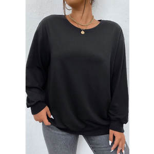 Vente chaude Design à la mode sweat femme 100% coton respirant confortable pulls décontractés - Product Image 1