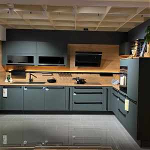 Modern L Shape Modular <b>Kitchen</b> Design Premium <b>Kitchen</b> Cabinets Stylish Storage <b>Furniture</b> for Contemporary Home Interior - Product Image 5
