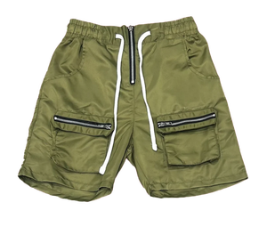 Pantalones Cortos Cargo para Hombre Lynx, Nylon 240g, No Tejido, Cintura Media, Múltiples Bolsillos, Cierre de Cremallera Frontal, Logotipo, Casual, para Uso en Exteriores, En Stock - Product Image 1