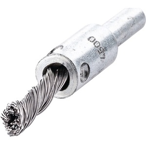 <b>Brush</b> Head 10 Mm 6 Mm Shaft 0.35 Mm Steel Wire 4500 Rpm by Lessmann - Product Image 1