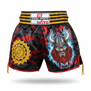 SFANA SPORTS Mens Muay Thai <b>Kickboxing</b> <b>Shorts</b> Quick Dry Breathable Fabric Customizable for MMA Boxing Training High Intensity - Product Image 3