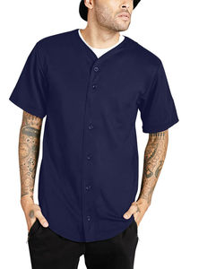 Maillot de baseball à manches courtes, boutonné, uniforme, logo d'équipe personnalisé, vêtements de sport - Product Image 4