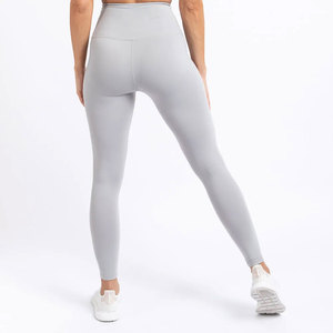 Ropa deportiva de gimnasio para mujer, conjunto de Yoga transpirable para Fitness, nuevo diseño, Top corto de Color sólido, pantalón largo, Sujetador deportivo, conjunto de dos piezas - Product Image 3