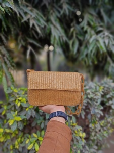 Pochette perlée de style automne faite à la main avec chaînes de portefeuille enveloppe écologique de grande capacité pour l'arrivée fraîche de voyage! - Product Image 2