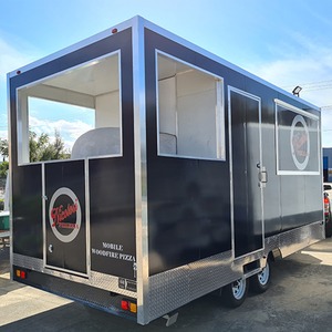 รถเข็นขายอาหารเคลื่อนที่ขนาดเล็กปรับแต่งได้ พร้อมอุปกรณ์ครบครันสำหรับขายฮอทดอก ขนมขบเคี้ยว อาหาร และเครื่องดื่มสำหรับร้านกาแฟ - Product Image 6