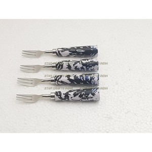 Juego de cubiertos de acero inoxidable de lujo listo para enviar para banquetes y bodas restaurante servir cuchillo tenedor cuchara juego de cubiertos - Product Image 4