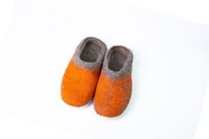 Chaussons légers en feutre de laine naturelle faits à la main, style hôtel, avec imprimés animaliers, confort hiver-été, chaleur, unisexe - Product Image 4