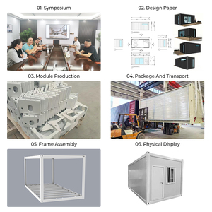 Maison conteneur préfabriquée moderne de 20 pieds, <span class=keywords><strong>en</strong></span> kit, espace de travail modulaire pour les freelancers et les professionnels - Product Image 5