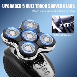Cabezales de Repuesto 3 en 1 para Afeitadora Eléctrica, Cuchillas Triples para Cara, Cuerpo y Barba, Afeitadora Rotatoria Compatible, Lavable - Product Image 3