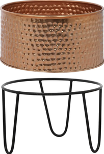Best Selling Classic Style Metal Planter <b>Pots</b> With Stand For Home Decoration Living Room Garden Balcony - Product Image 4