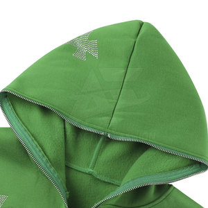 Sudaderas de algodón suave para mujer con pedrería, diseño de cristales a la moda y ajuste relajado para un uso diario cómodo. - Product Image 3