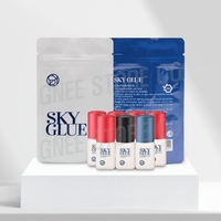 Sky Glue S + 5ml pour les extensions de cils Corée Original Sky Glue Red Cap Séchage rapide Colle à cils longue durée Adhésif de marque privée