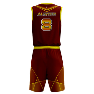 Ensemble complet personnalisable de vêtements de sport de basket-ball respirants Plus Size Option Concevez vos propres uniformes d'été BSCI Wholesale - Product Image 2