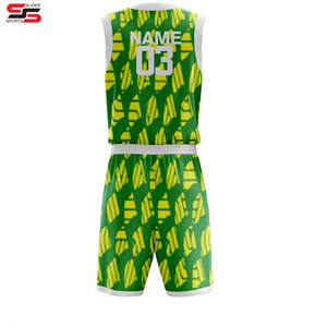 Tenue de sport pour hommes avec logo personnalisé uniforme de basket-ball OEM uniforme de basket-ball à séchage rapide personnalisé - Product Image 2