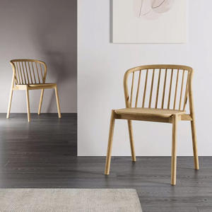 Chaise de salle à manger en bois de teck massif pour appartement intérieur/extérieur Design moderne Mobilier de maison écologique et imperméable de haute qualité - Product Image 6