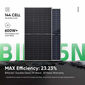Les panneaux solaires légers du module solaire transparent Sunpal 500W pour une utilisation en extérieur sont disponibles à un prix abordable aux États-Unis - Product Image 4