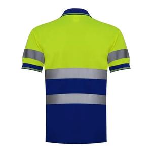 Polo de seguridad para el trabajo de construcción Protección de alta visibilidad para constructores Polo de seguridad industrial Camisa DE TRABAJO HiVis Construcción - Product Image 2