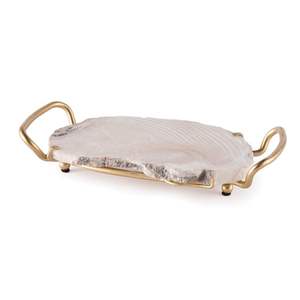 Elegante Bandeja de Mármol con Acabado Diseñada para Elevar la Decoración del Hogar y Servir con Sofisticación - Product Image 3