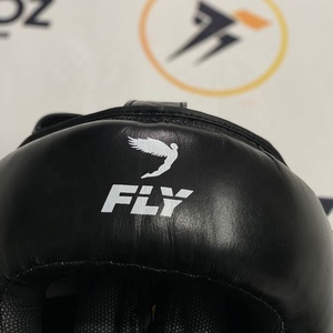 Équipement d'entraînement personnalisé sur mesure FLY Noir, casque de sparring intégral avec protection nasale, protections de tête Twins - Product Image 3