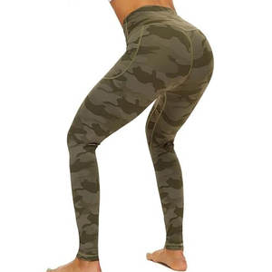 Leggings pour femmes à la mode Vêtements de sport Leggings d'entraînement taille haute Pantalons de yoga confortables Leggings coupés en V - Product Image 5