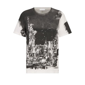 T-shirts Femme Respirants Éco-responsables Vagues Estivales 2026 en Fibre de Bambou 100% Toile, Fabrication Américaine, Vente en Gros - Product Image 1