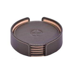 ถาดรองแก้วหนังแบบกลม,อุปกรณ์สำหรับโต๊ะขนาดที่กำหนดเองที่วางแก้วเครื่องดื่มสำหรับห้องครัวและโต๊ะดีไซน์ล่าสุด - Product Image 4