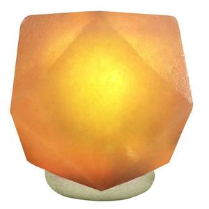 Lampe à sel en forme de diamant rose de l'Himalaya la plus vendue, fabriquée à la main, style de fleurs sculptées, fabricant OEM direct, artisanat naturel - Product Image 4