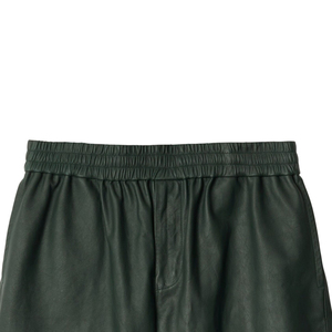 Pantalones Cortos de Cuero para Hombre con Bordado Vintage, Venta al por Mayor, Moda, Cintura Alta, Cierre de Botones, Transpirables, de Secado Rápido, para Exteriores - Product Image 6