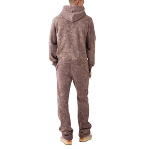 Nouveau Jogging hommes pull survêtements vêtements de sport en gros survêtement à capuche pour hommes lavage à l'acide costume élégant et personnalisation - Product Image 2